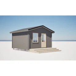 Vierasmaja LP Garden V-L, 16m², harjakatto