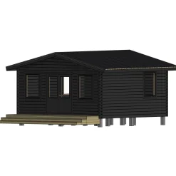 Vierasmaja LP Garden V-XXL, 25m², harjakatto
