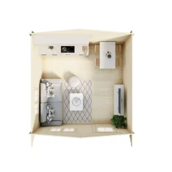 Vierasmaja Luoman Lillevilla 70-3 Lainio 15,2 m²