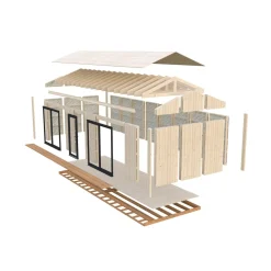 Vierasmaja Palmako Rebekka 22,4 m2, puuvalmis