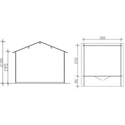 Vierasmaja Skan Holz Faro 2 7,5m²