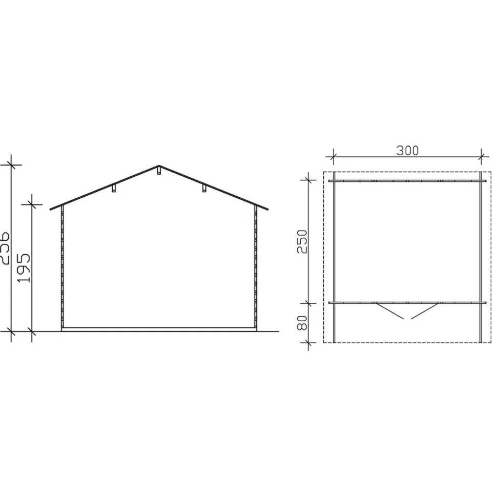 Vierasmaja Skan Holz Faro 2 7,5m²