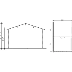 Vierasmaja Skan Holz Holmestrand 11,4 + 11,8 m²