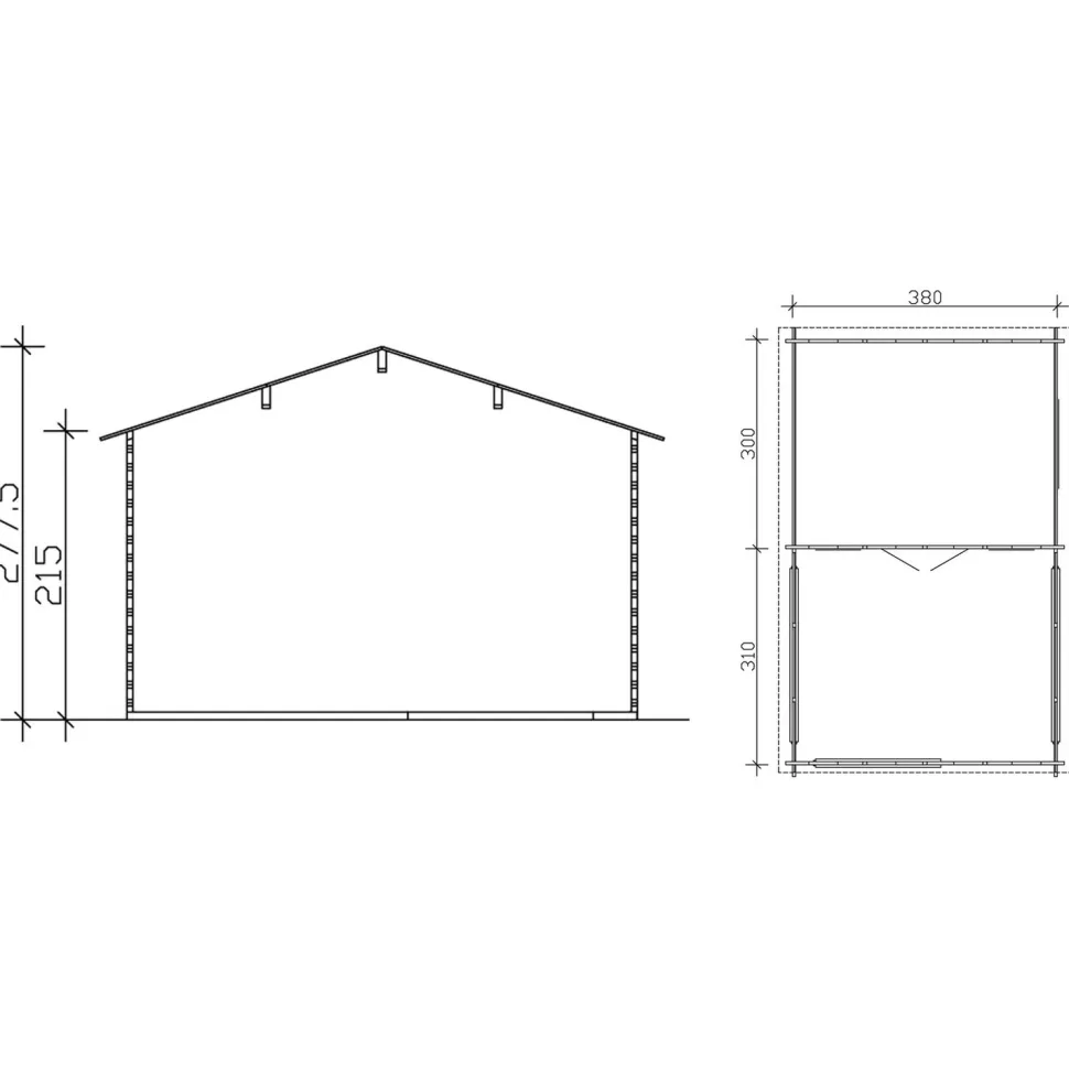 Vierasmaja Skan Holz Holmestrand 11,4 + 11,8 m²