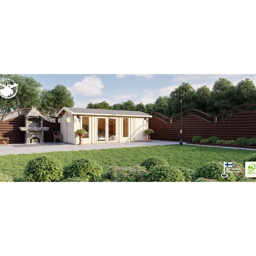 Vierasmaja varastolla Luoman Lillevilla 612 Kumpunen 18 m²