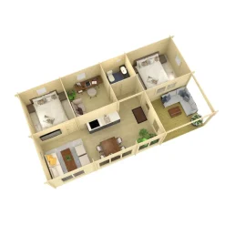 Vierasmökki Tene Teide, 59.2m²