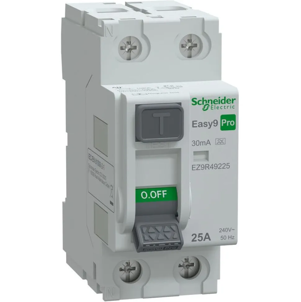 Vikavirtasuojakytkin Schneider Electric Easy9 RCCB 2P 25 A 30 mA A