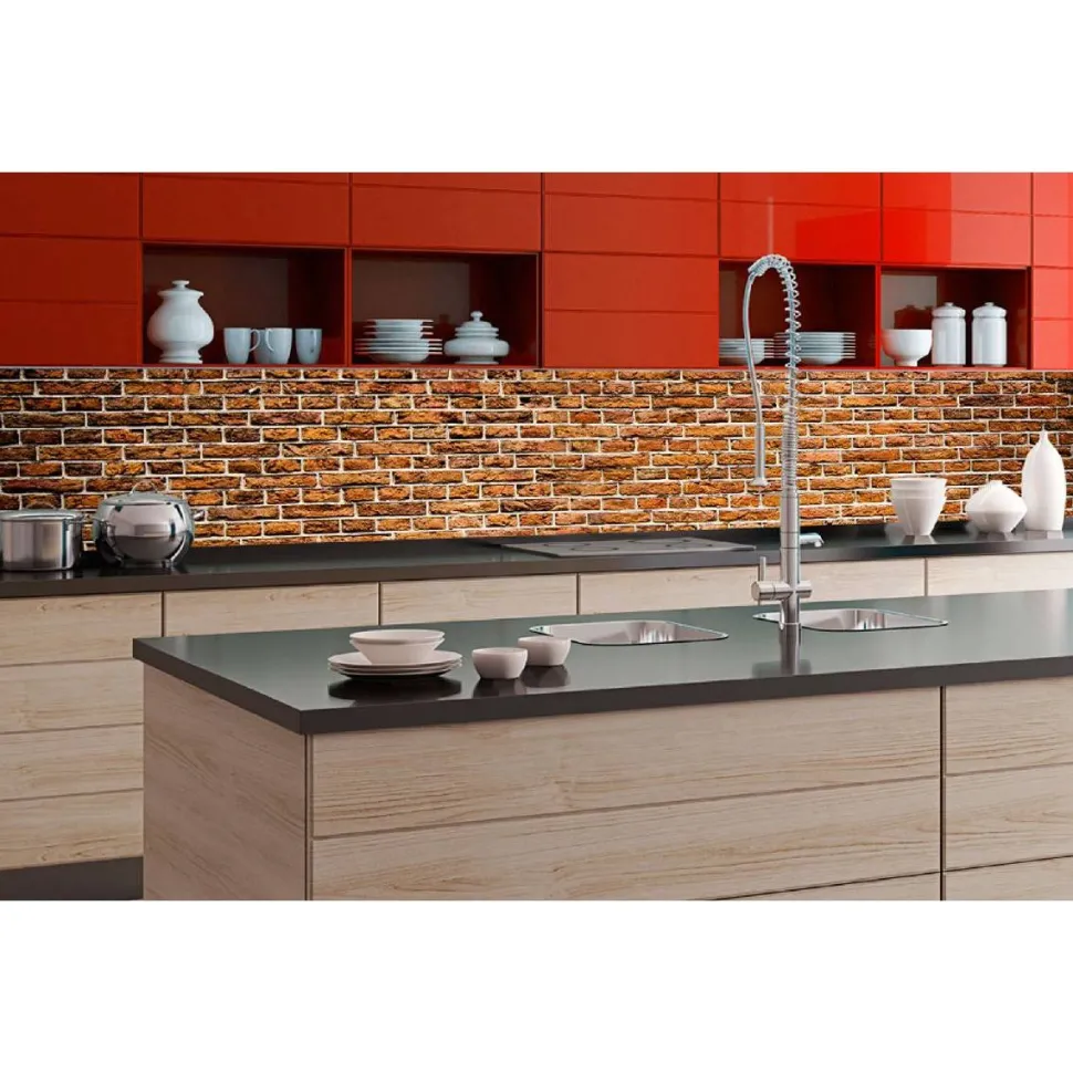 Välitilatarra Dimex Old Brick 180-350x60cm