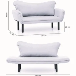 Vuodesohva Linento Furniture Chatto, 2-istuttava, eri värejä