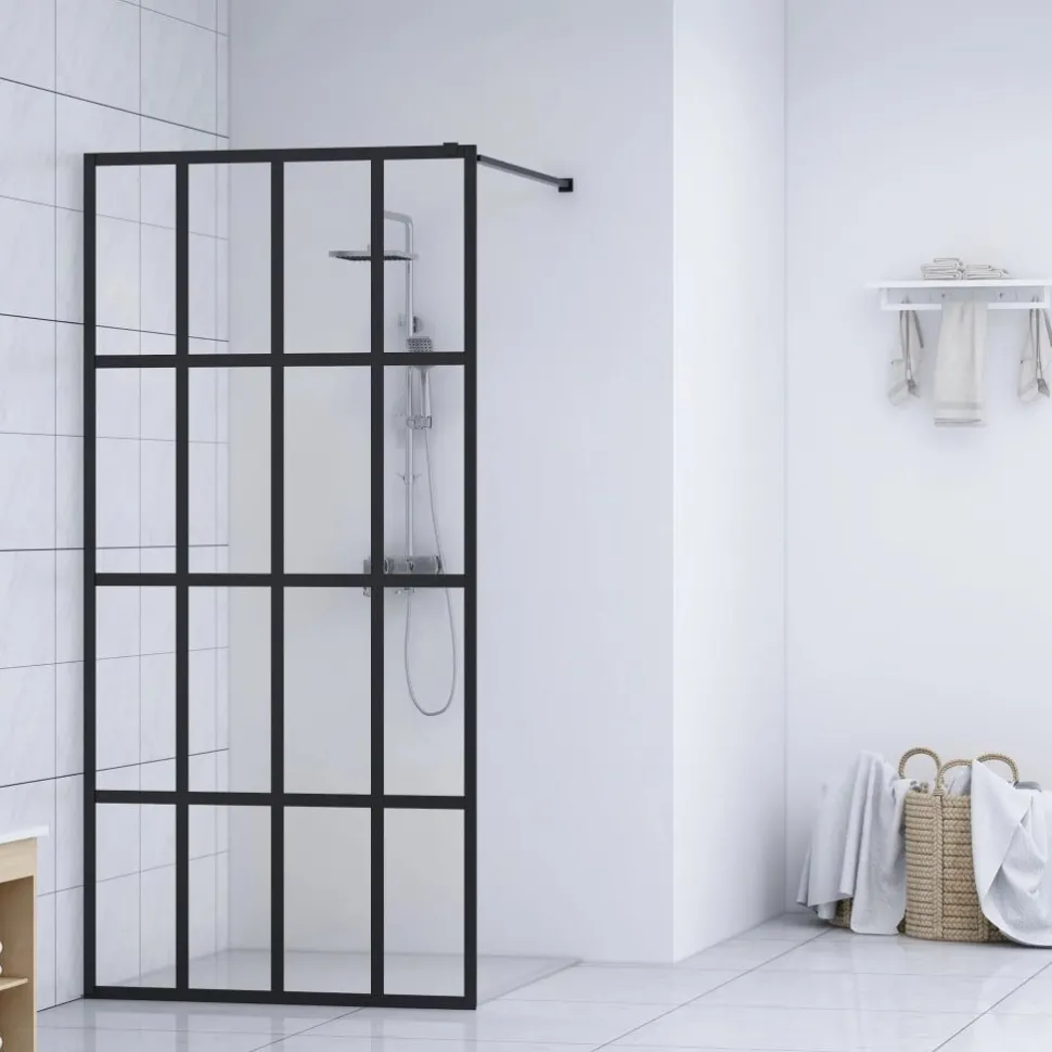 Walk-in suihkun seinäke karkaistu lasi 140x195cm