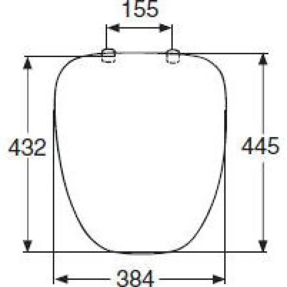 WC-istuimen kansi IDO Aniara 91280 valkoinen