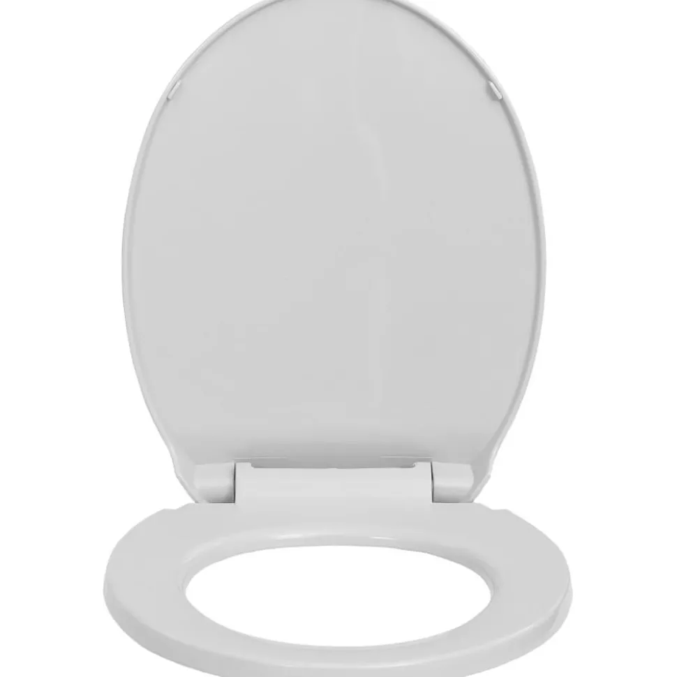 WC-istuimen kansi pehmeästi sulkeutuva pikakiinnityksellä soikea