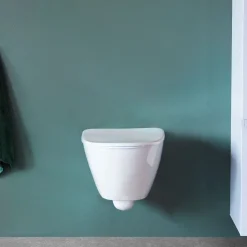 WC-istuin Bathlife Spola, seinämalli, valkoinen