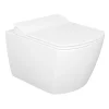 WC-istuin Creavit Elegant Rim-Off seinämalli valkoinen soft-close kansi