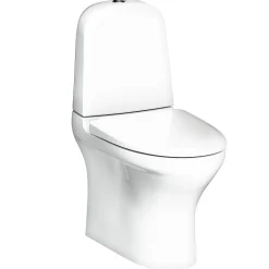 WC-istuin Gustavsberg Estetic 8300 piilo S/P-lukko, Hygienic Flush, C+, valkoinen
