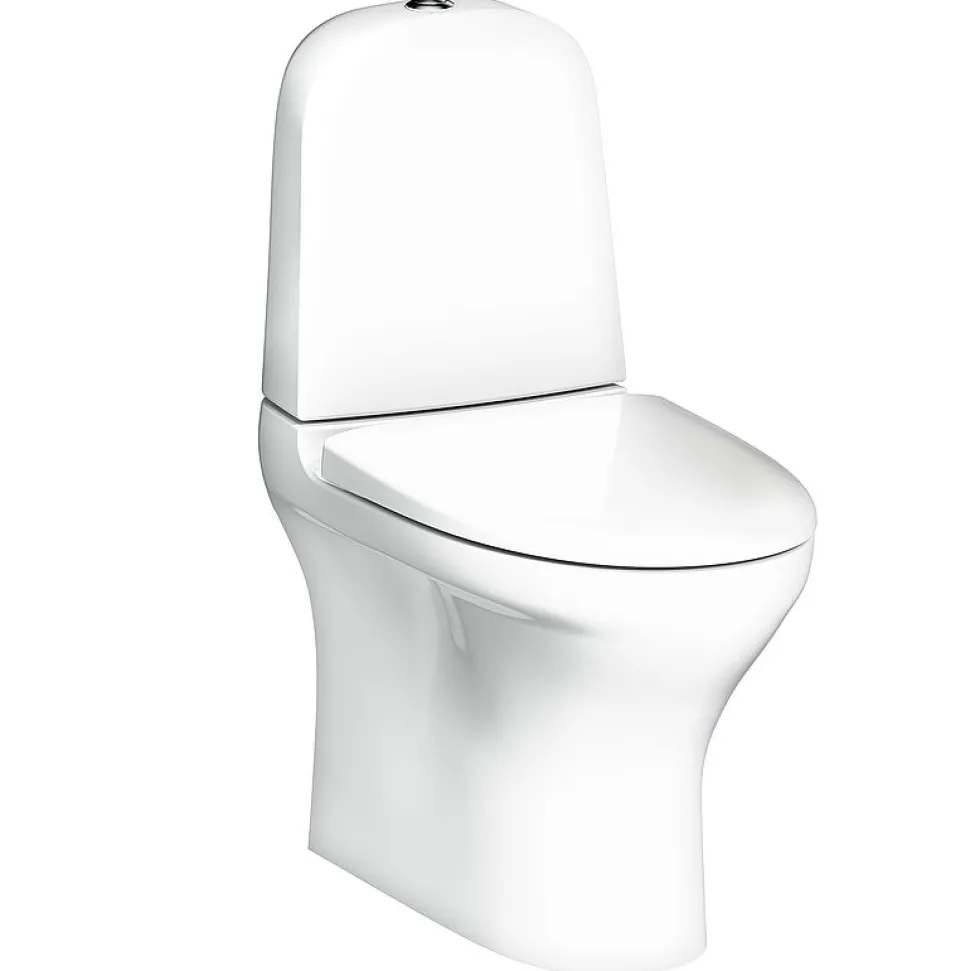 WC-istuin Gustavsberg Estetic 8300 piilo S/P-lukko, Hygienic Flush, C+, valkoinen