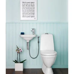WC-istuin Gustavsberg Nautic 1500 Hygienic Flush kaksoishuuhtelu kanneton piilo S-Lukko