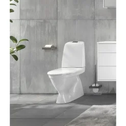 WC-istuin Gustavsberg Nautic 1500 Hygienic Flush kaksoishuuhtelu kanneton piilo S-Lukko