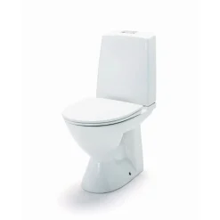 WC-istuin Ido Glow 61 kanneton P-lukko 2-huuhtelu