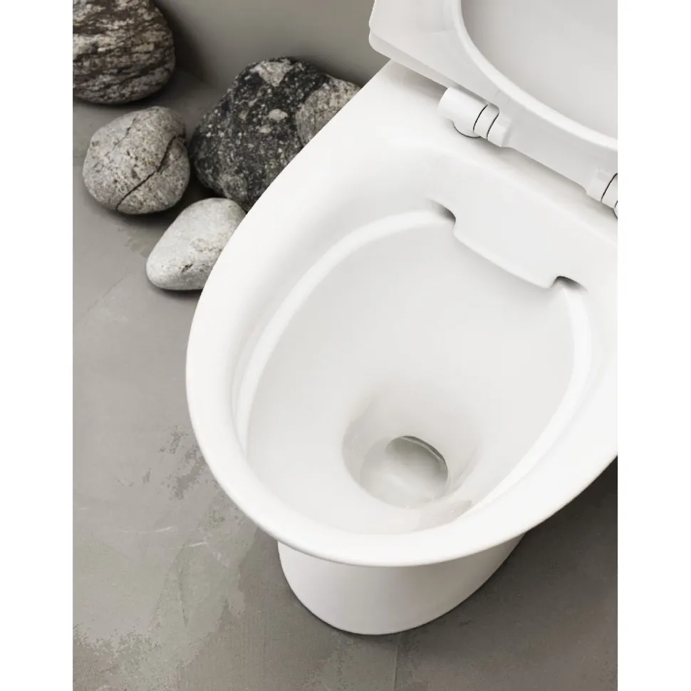 WC-istuin IDO Standard, piilo-S-lukko, 2-huuhtelu, huuhtelukaulukseton, sis. kansi