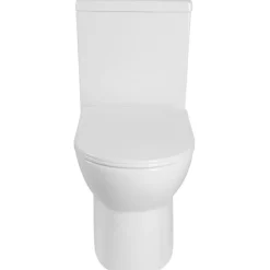 WC-istuin Interia Jalta huuhtelukaulukseton soft-close-kannella kaksoishuuhtelu