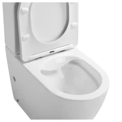 WC-istuin Interia Pacho Rimless, soft-close -kannella, eri värejä