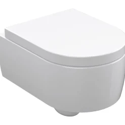 WC-istuin Kerasan Flo seinämalli valkoinen