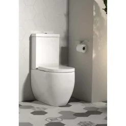 WC-istuin Kerasan Flo Set 3/6l kaksoishuuhtelu S/P-lukko valkoinen