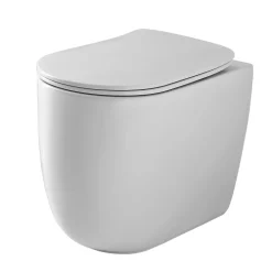 WC-istuin Kerasan Nolita 5318 Rimless lattiamalli S/P-lukko valkoinen