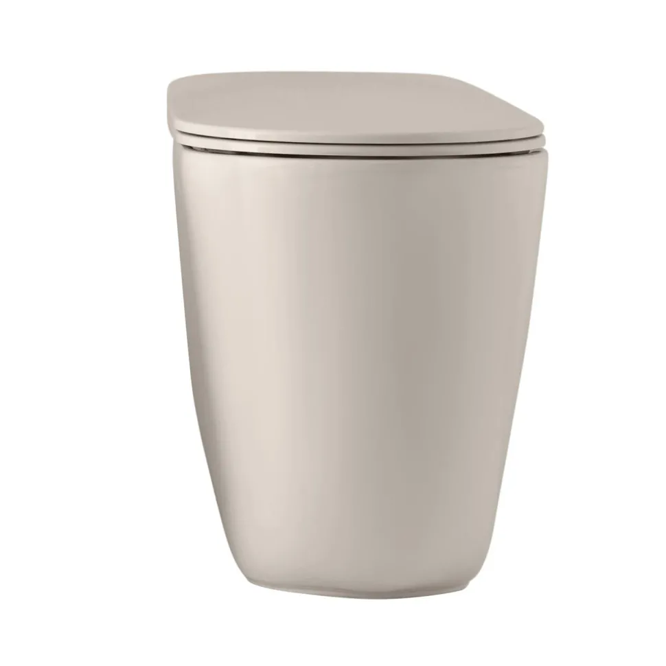 WC-istuin Kerasan Nolita 5318 Rimless S/P-lukko lattiamalli matta eri värejä