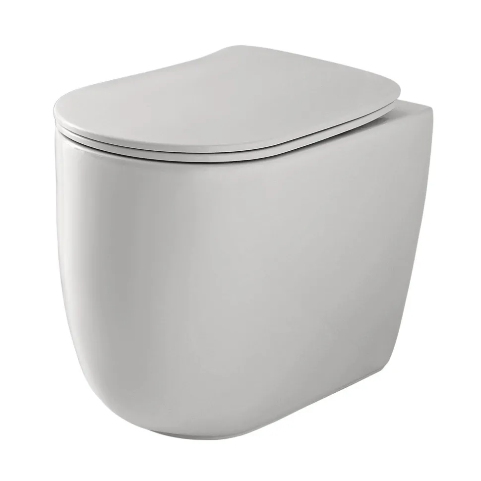 WC-istuin Kerasan Nolita 5318 Rimless S/P-lukko lattiamalli matta eri värejä