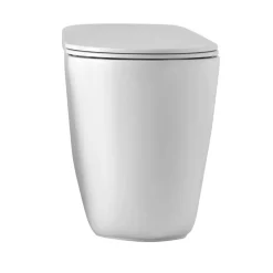 WC-istuin Kerasan Nolita Tech 5318TK Rimless lattiamalli S/P-lukko valkoinen