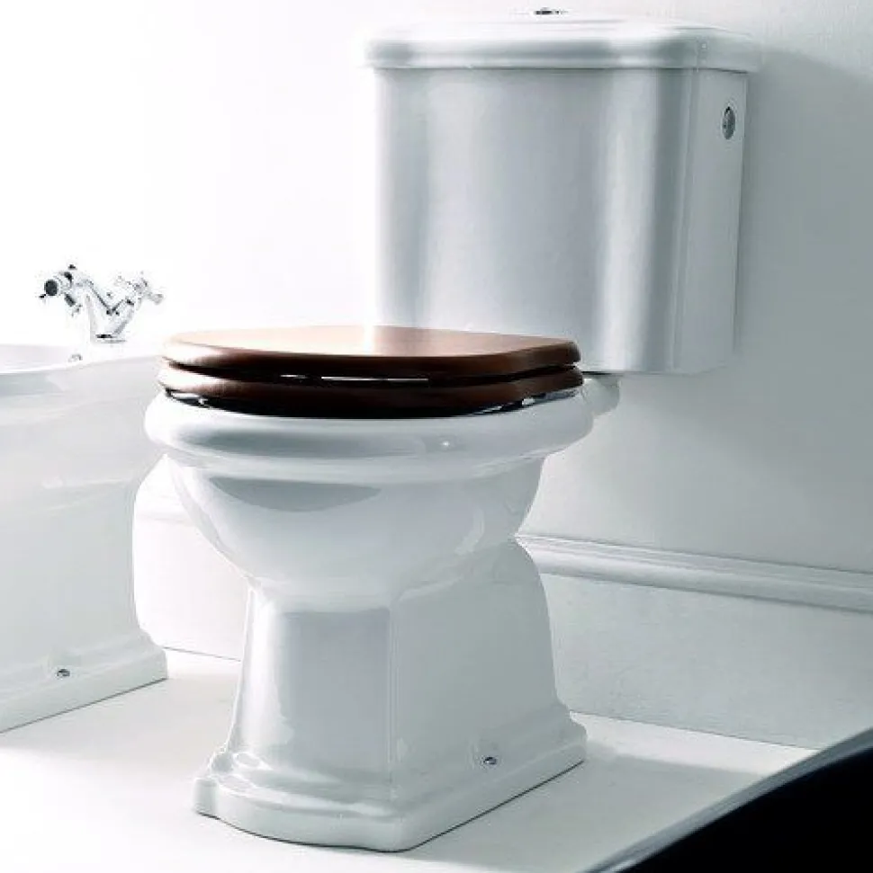 WC-istuin Kerasan Retro 3 S-lukko kromi 3/6l kaksoishuuhtelu