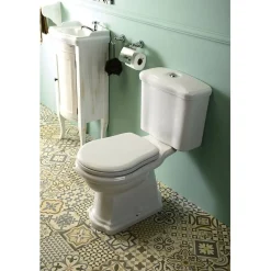 WC-istuin Kerasan Retro 3 S-lukko kromi 3/6l kaksoishuuhtelu
