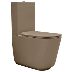 WC-istuin Kerasan Tribeca 3/6l kaksoishuuhtelu S/P-lukko matta eri värejä