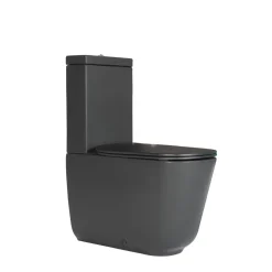 WC-istuin Kerasan Tribeca 3/6l kaksoishuuhtelu S/P-lukko matta eri värejä