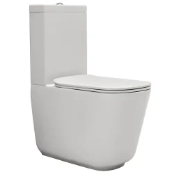 WC-istuin Kerasan Tribeca 3/6l kaksoishuuhtelu S/P-lukko matta eri värejä
