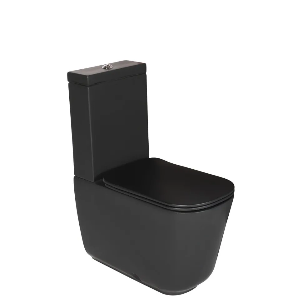 WC-istuin Kerasan Tribeca 3/6l kaksoishuuhtelu S/P-lukko matta eri värejä