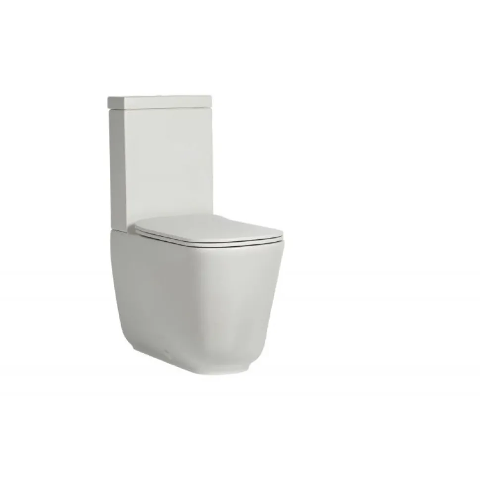 WC-istuin Kerasan Tribeca 3/6l kaksoishuuhtelu S/P-lukko matta eri värejä