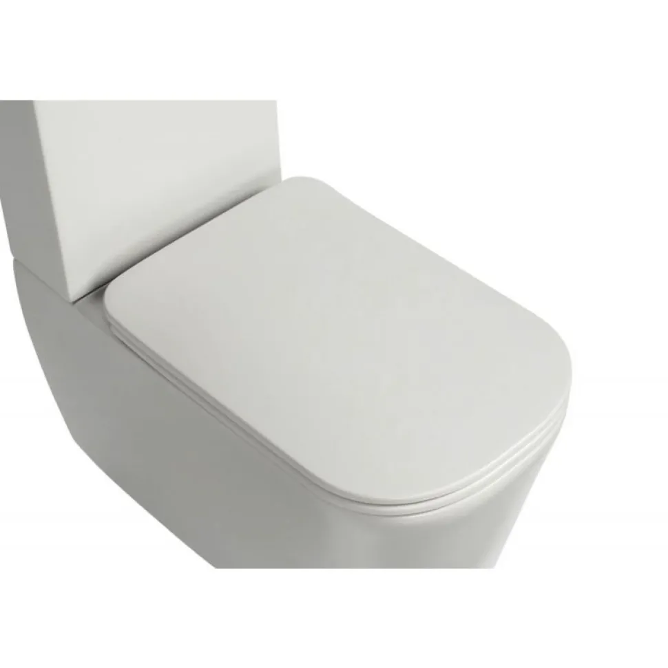 WC-istuin Kerasan Tribeca 3/6l kaksoishuuhtelu S/P-lukko matta eri värejä