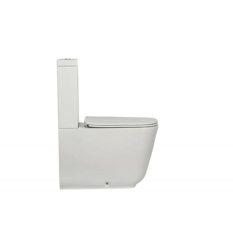 WC-istuin Kerasan Tribeca 3/6l kaksoishuuhtelu S/P-lukko matta eri värejä