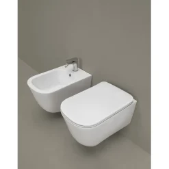 WC-istuin Kerasan Tribeca Rimless 5114 seinämalli valkoinen
