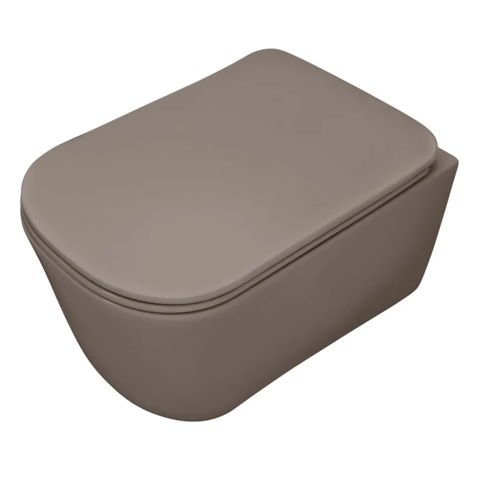 WC-istuin Kerasan Tribeca Rimless 5114 Rimless seinämalli matta eri värejä