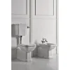 WC-istuin Kerasan Waldorf 2 keraamisella alasäiliöllä pronssi