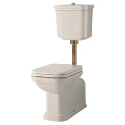 WC-istuin Kerasan Waldorf 2 keraamisella alasäiliöllä pronssi