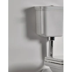 WC-istuin Kerasan Waldorf 2 keraamisella alasäiliöllä kromi