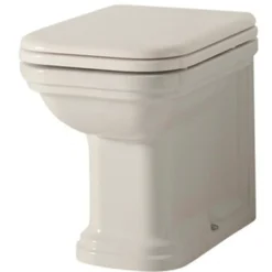 WC-istuin Kerasan Waldorf 4118 lattiamalli S/P-lukko valkoinen