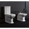 WC-istuin Kerasan Waldorf 3 3/6l kaksoishuuhtelu pronssi
