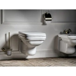 WC-istuin Kerasan Waldorf 4115 seinämalli valkoinen
