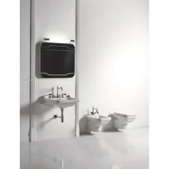 WC-istuin Kerasan Waldorf 4115 seinämalli valkoinen